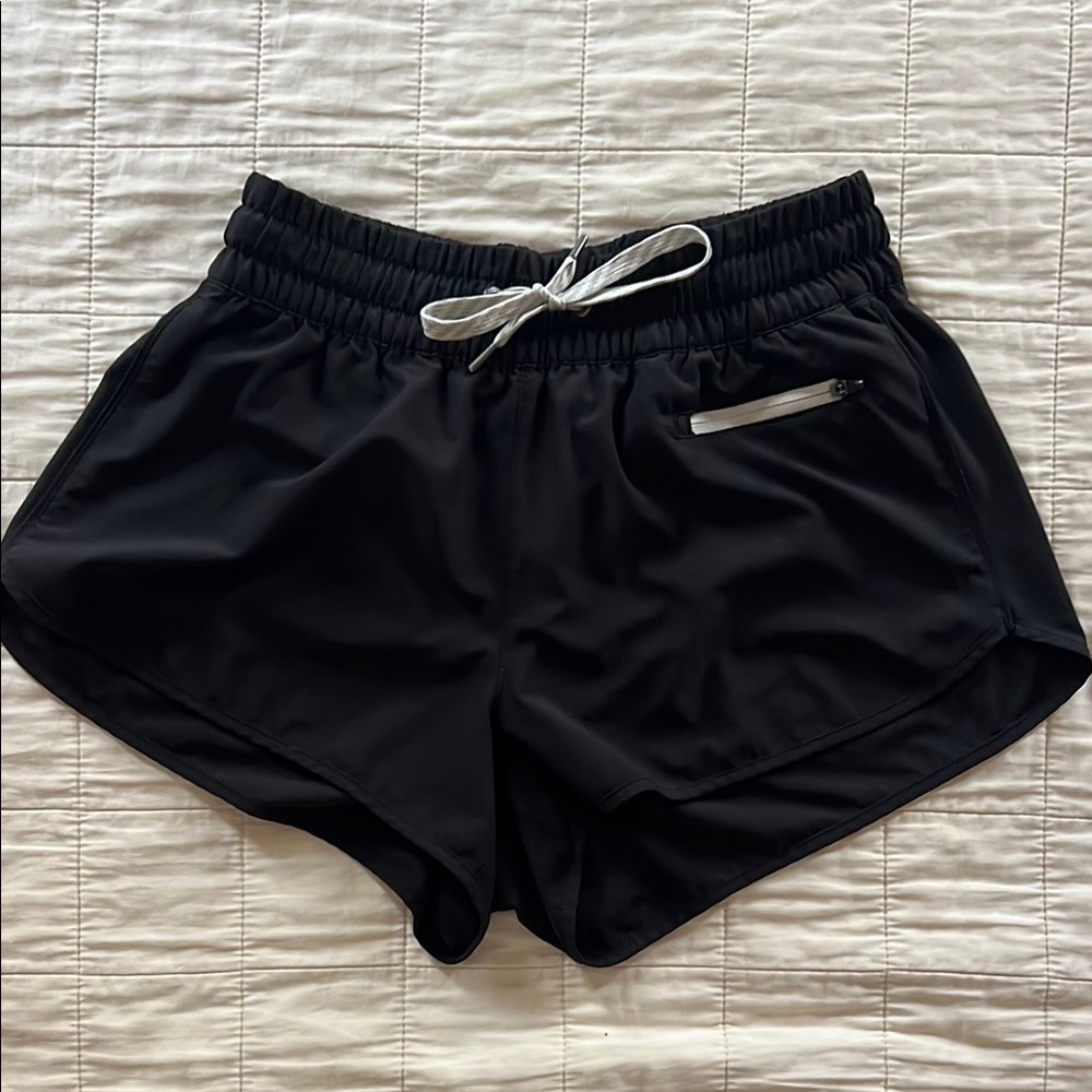 Vuori Black Athletic Shorts